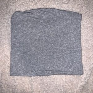grey brandy melville tube top